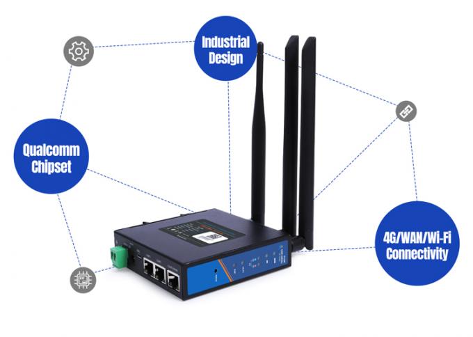 PUSR USR-G806W-E 4g Endüstriyel OpenVPN Router Europe 2.4G WiFi Geliştirilmiş 2*2 MIMO, Sim Kart yuvası ile 300Mbps'e Kadar 0