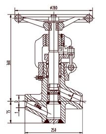 İyi bir fiyat. Karbon Çelik Elektrik Vana Aktüatör, Glob Vanalar J61Y DN40 ~ DN50 çevrimiçi