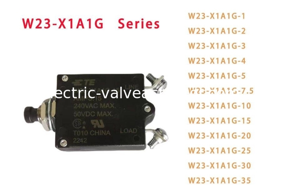 İyi bir fiyat. 1 kutuplı 7.5A panel montajlı termal devre kesici, itme çekme aktüatörü W23-X1A1G-7.5 çevrimiçi