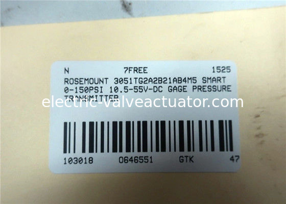 İyi bir fiyat. Rosemount 3051TG Hat İçi Basınç Vericisi 3051TG2A2B21BB4M5I5 -14.7 ila 150PSI çevrimiçi