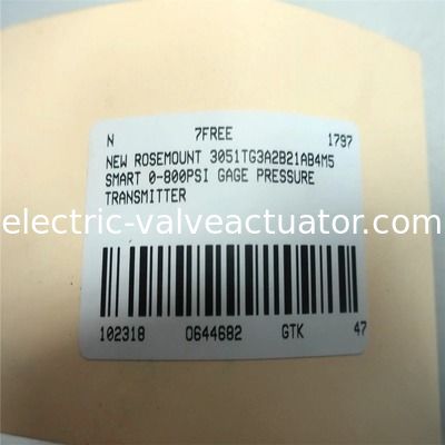 İyi bir fiyat. Rosemount 3051TG Hat İçi Basınç Vericisi 3051TG3A2B21AB4 14.7 ila 800PSI çevrimiçi