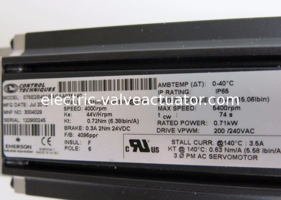 İyi bir fiyat. 075E2B401BACAA075140 Servo Motor FM 75 MM Frame Size 220 VAC Standard Peak Torque çevrimiçi
