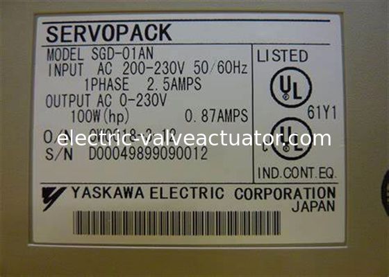 İyi bir fiyat. Yaskawa SGD-01AN AC Servo Drives Servopack 100 WATT 1FAZE Çıkış 0-230 VAC çevrimiçi