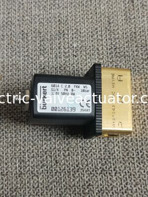 İyi bir fiyat. BURKERT 126139 Solenoid Valf - Tip 6014 Pirinç Solenoid Valf G1/4 110V AC çevrimiçi