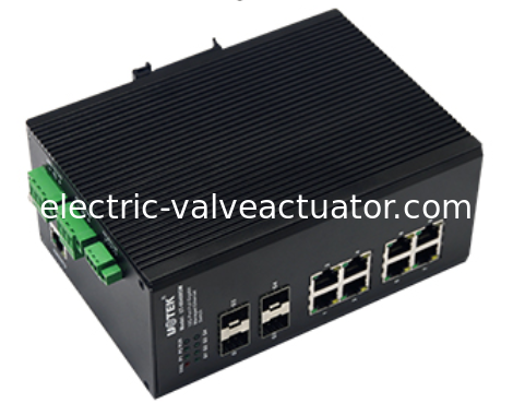 İyi bir fiyat. UOTEK UT-66408GM 8GE+4G Tam Gigabit Yönetilen Endüstriyel Ethernet Anahtarı L2 Ağ Yönetim Anahtarı çevrimiçi