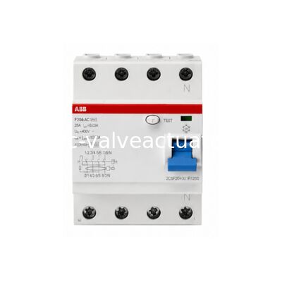 İyi bir fiyat. ABB 2CSF204401R1950 F204 A-125/0.03 AP-R Geri kalan akım devre kesici 125A 4 kutup çevrimiçi